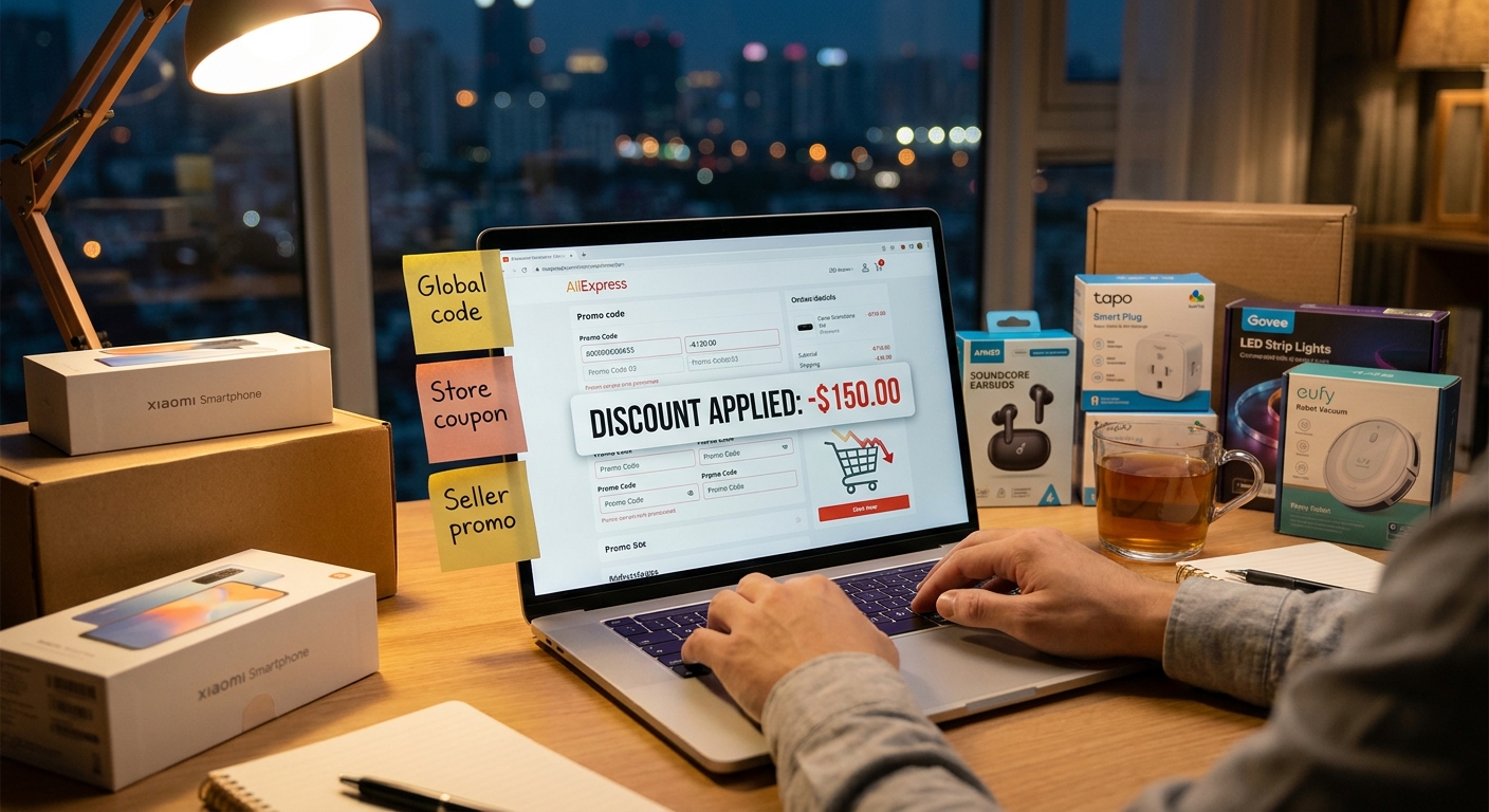 Today’s Best AliExpress Promo Codes: Triple‑Stack Electronics Deals For Phones, Gadgets, And Smart Home Gear