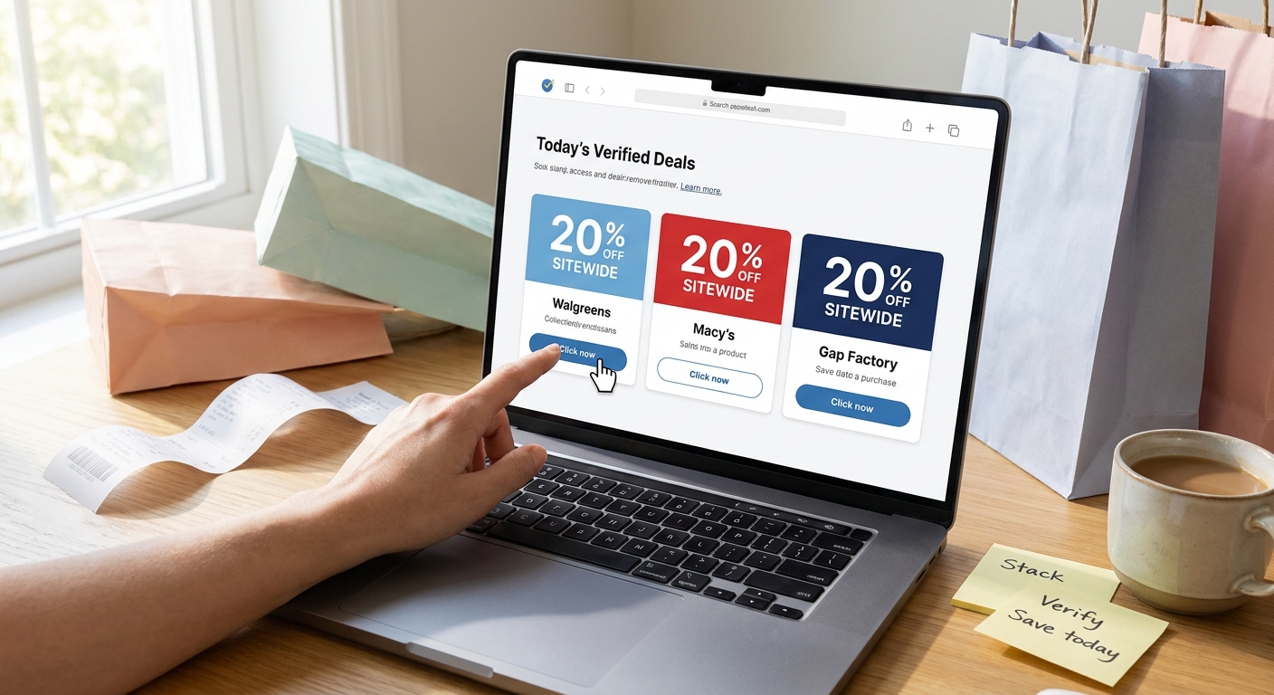 Today’s Best Walgreens, Macy’s And Gap Factory Promo Codes: Real Sitewide Savings You Can Actually Stack