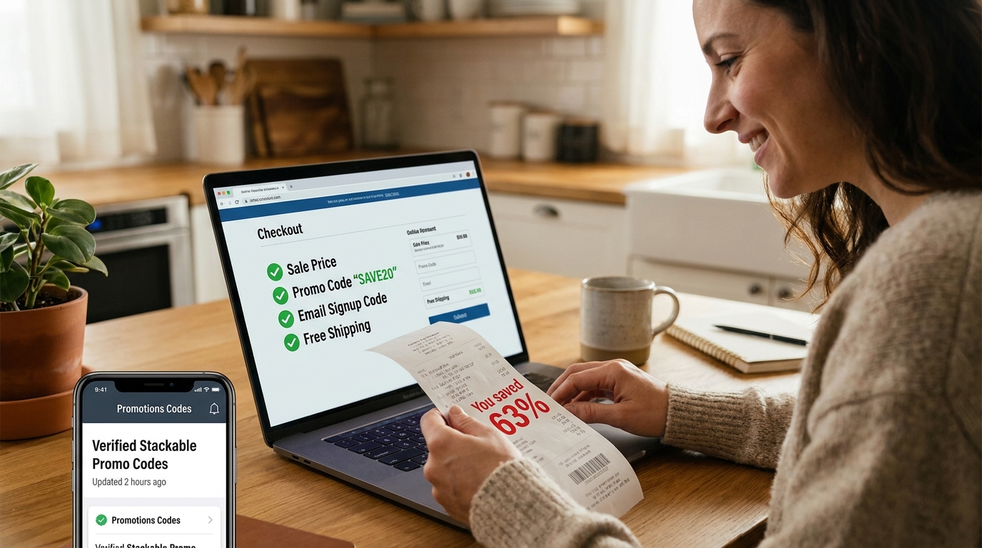 Today’s Best Coupon‑Stacking Promo Codes: Real, Verified Deals You Can Double Up On Right Now