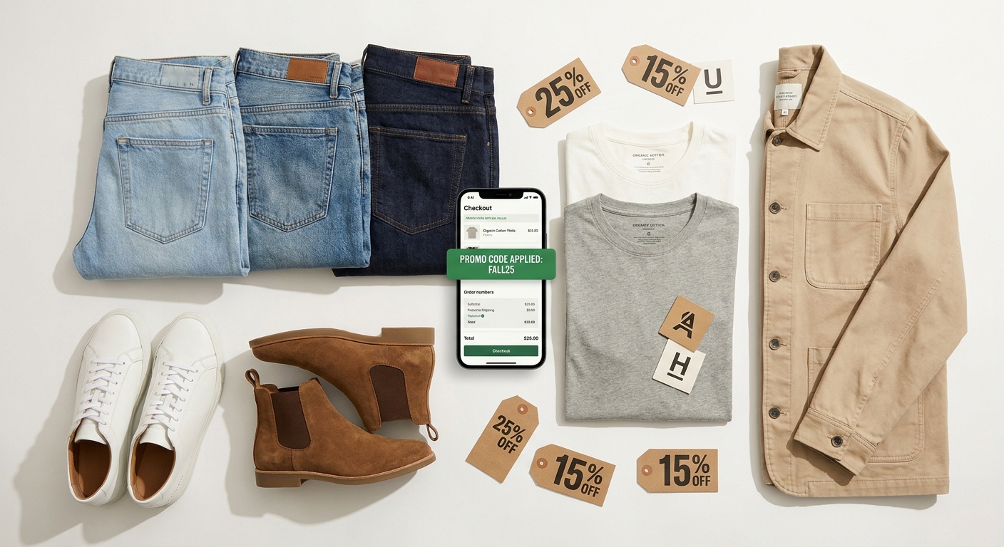 Today’s Best Fashion & Shoe Promo Codes: Real, Verified Deals On Jeans, Sneakers And Everyday Style