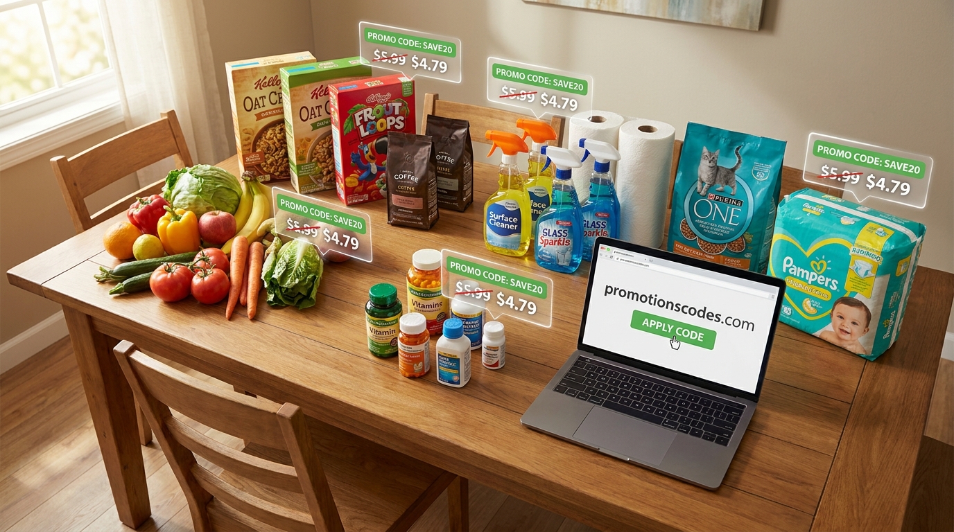 Today’s Best Grocery & Everyday Essentials Promo Codes: Real, Verified Deals On Food, Household And Pharmacy Must‑Haves