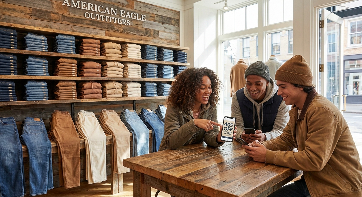 Today’s Best American Eagle Promo Codes: Real, Verified Deals On 40% Off Jeans And Stackable Rewards